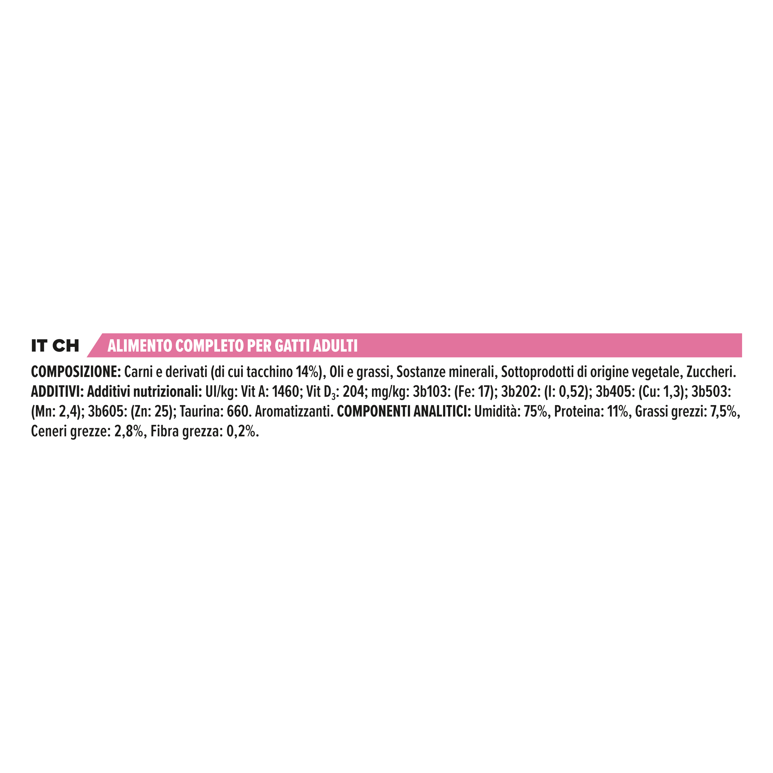 PURINA® PRO PLAN® DELICATE Mousse, ricco in tacchino con ingredienti attentamente selezionati