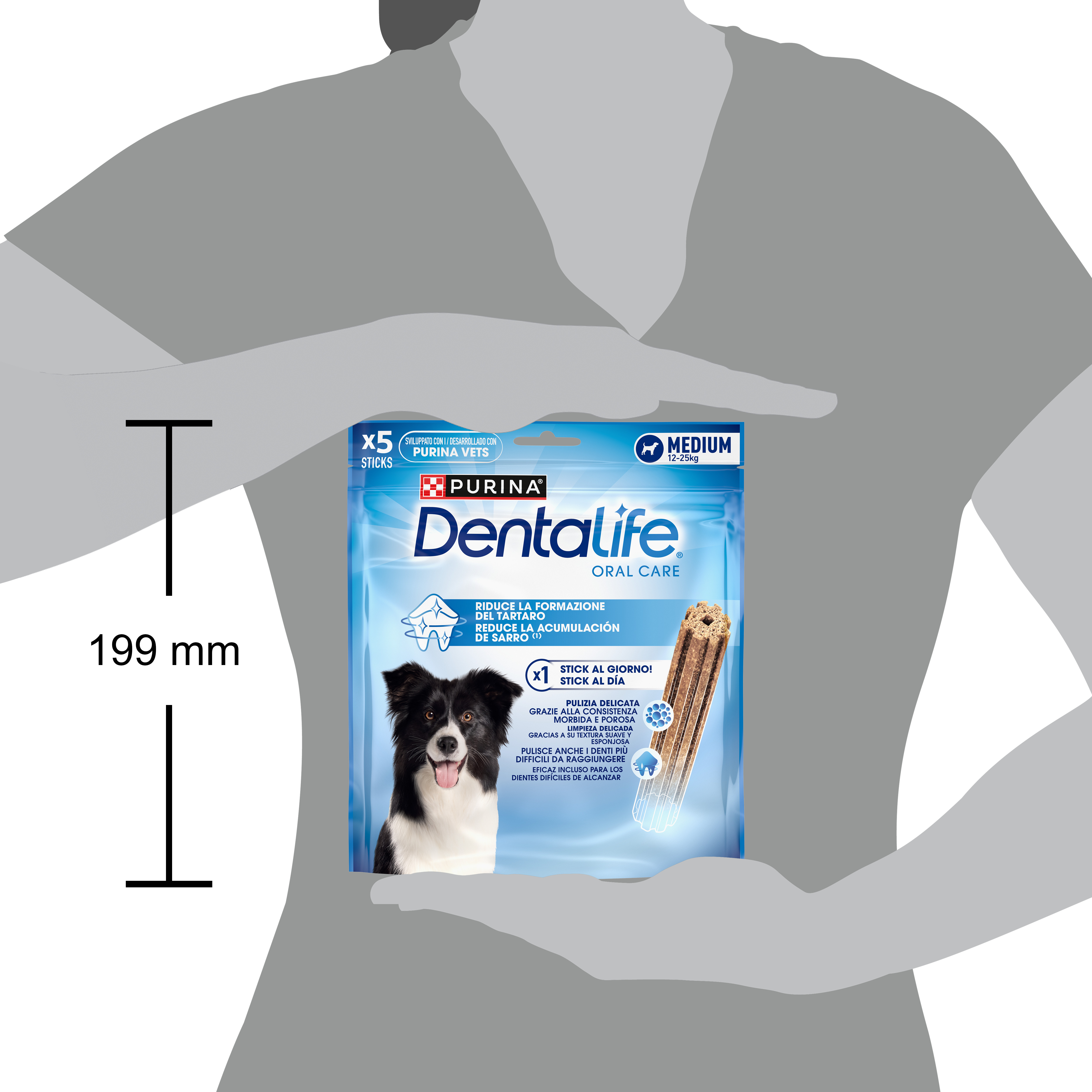 DENTALIFE Cane Snack per l'igiene orale Taglia Medium
