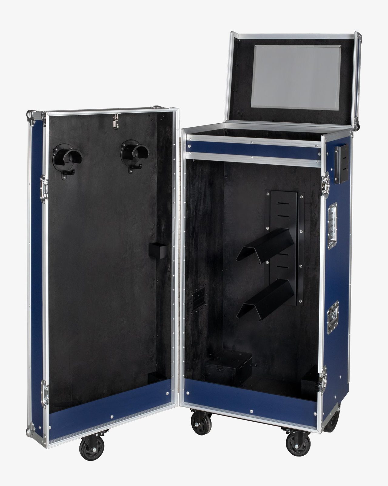 Silver hardware saddle cabinet 65x62x138cm