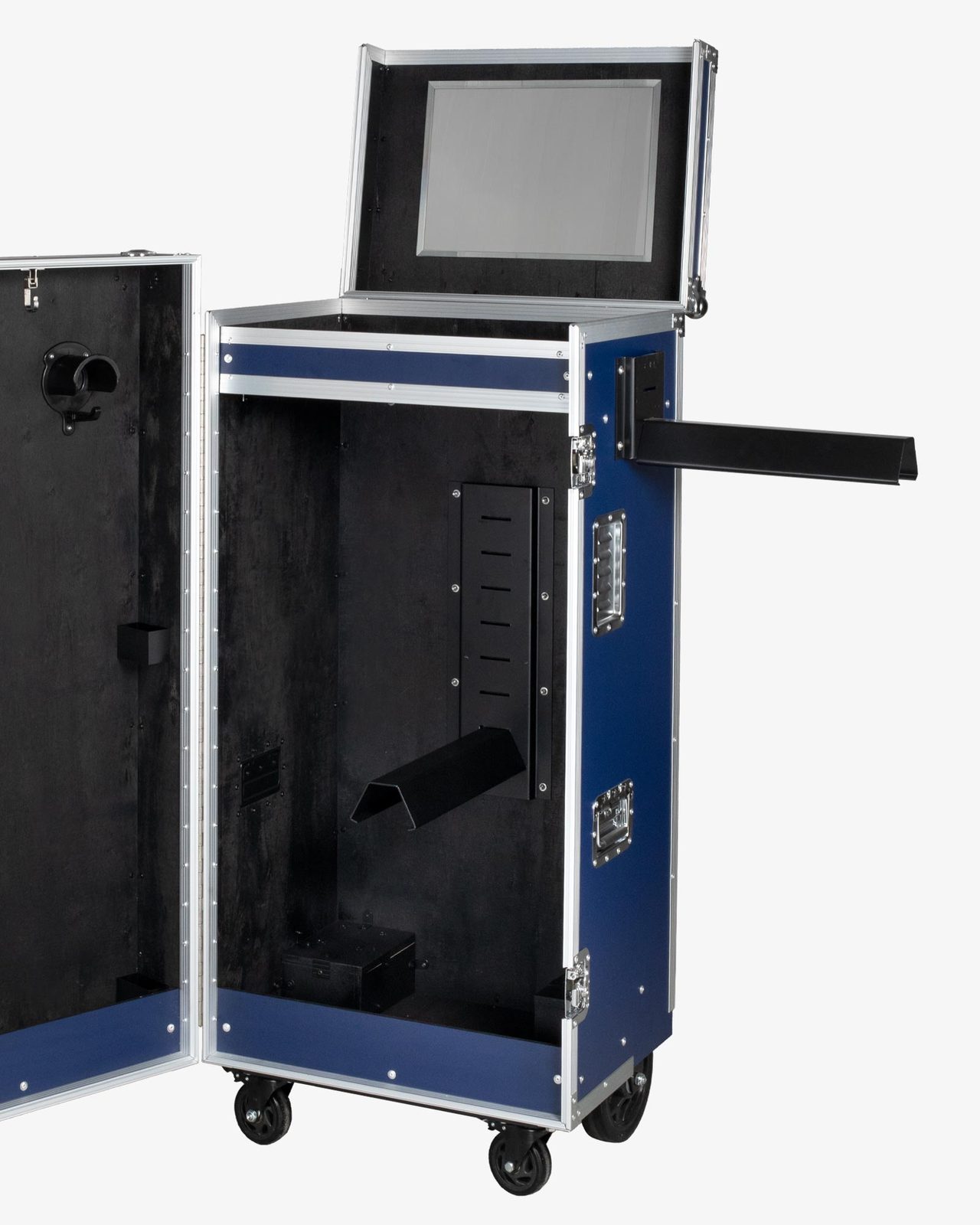 Silver hardware saddle cabinet 65x62x138cm