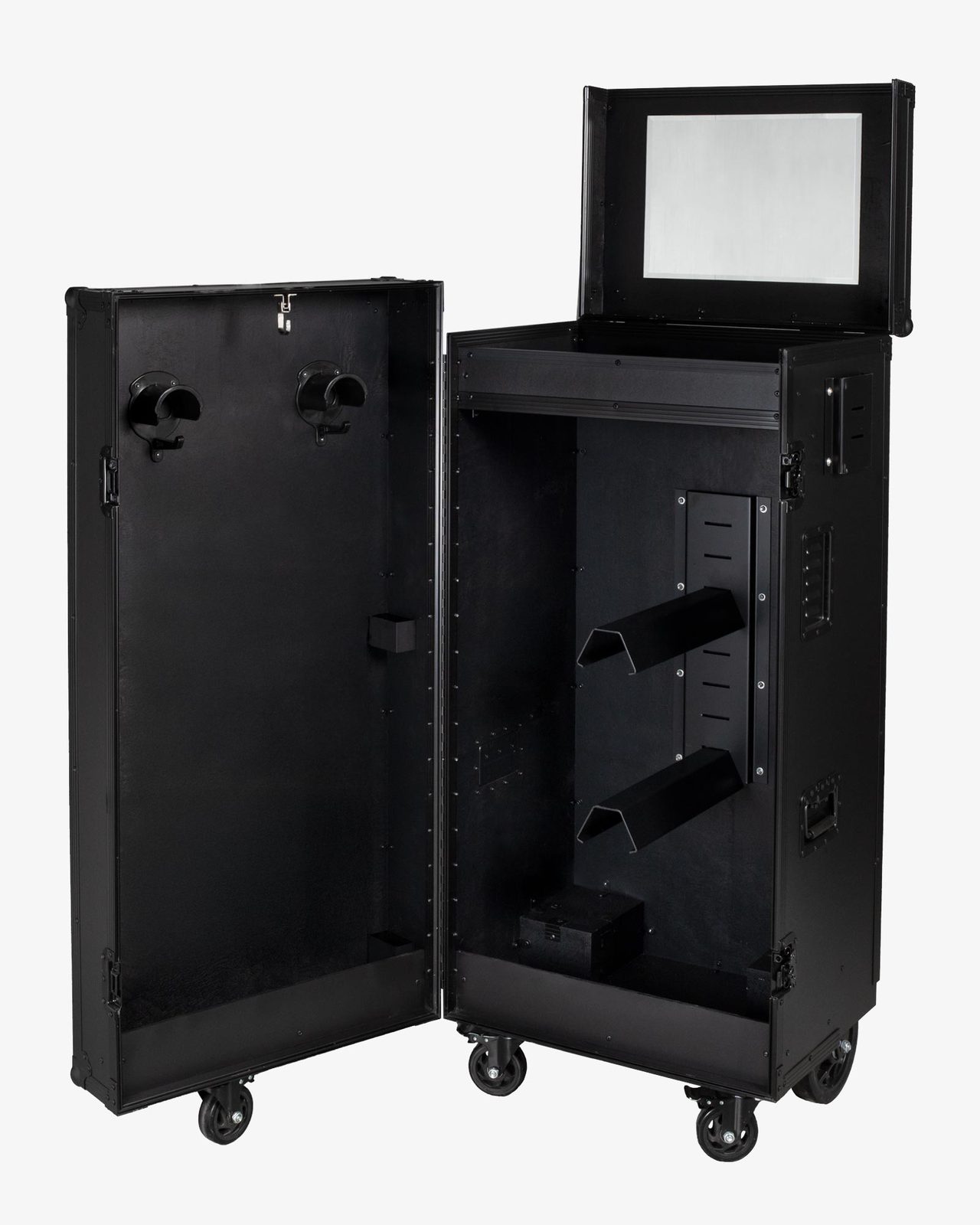 Black hardware saddle cabinet 65x62x138cm