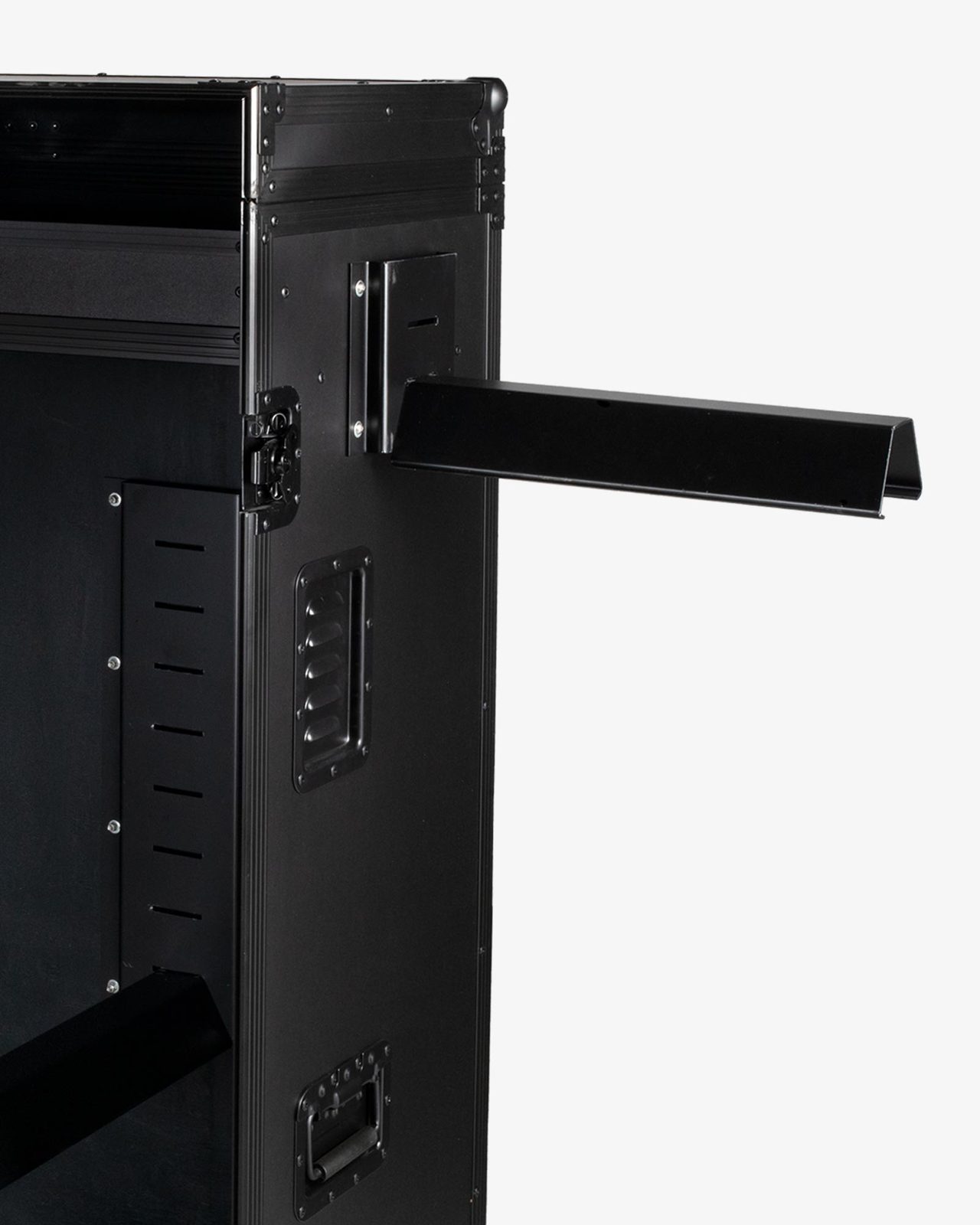 Black hardware saddle cabinet 65x62x138cm