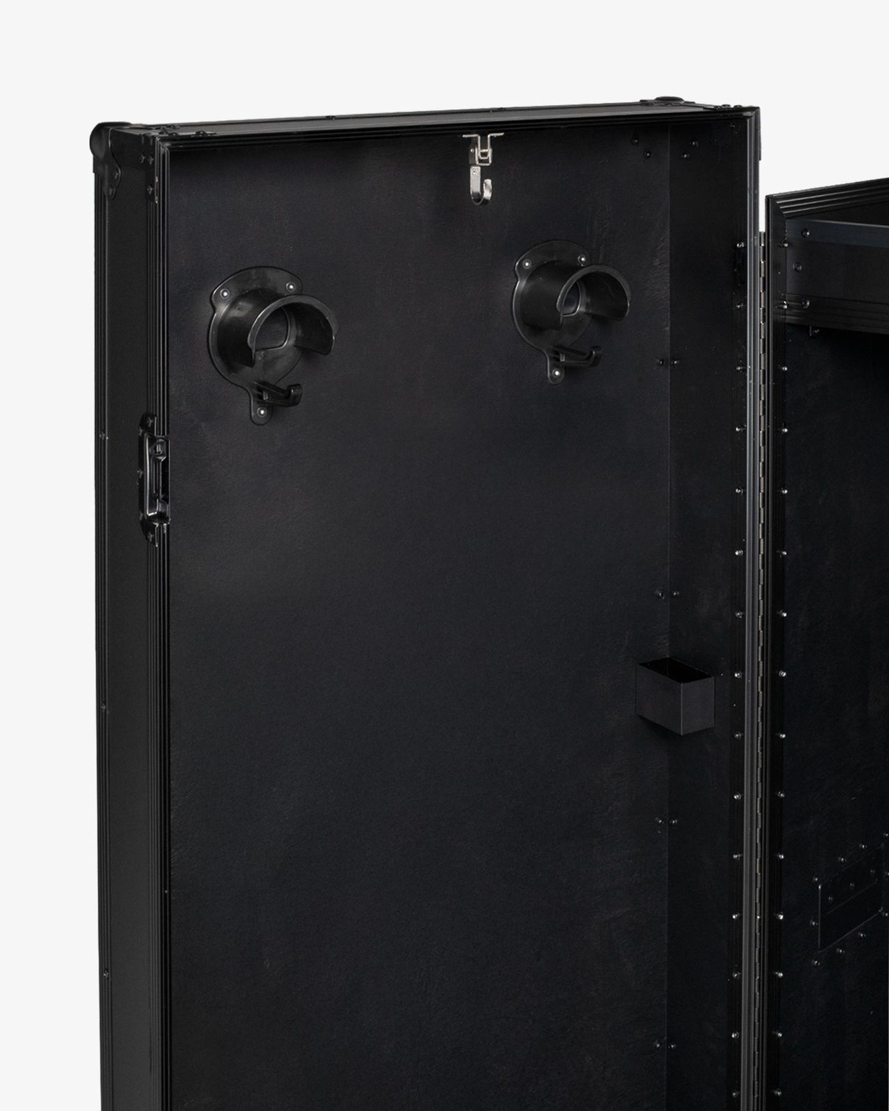 Black hardware saddle cabinet 65x62x138cm