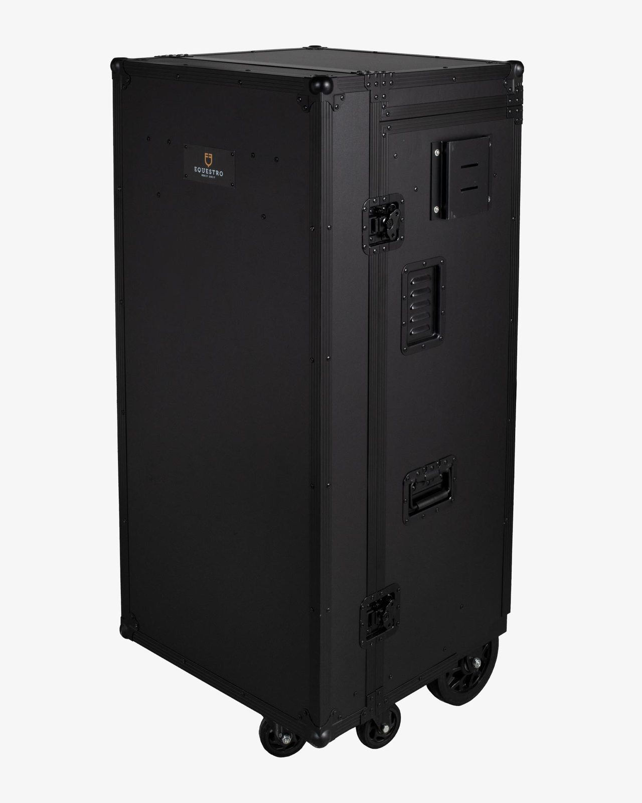 Black hardware saddle cabinet 65x62x138cm