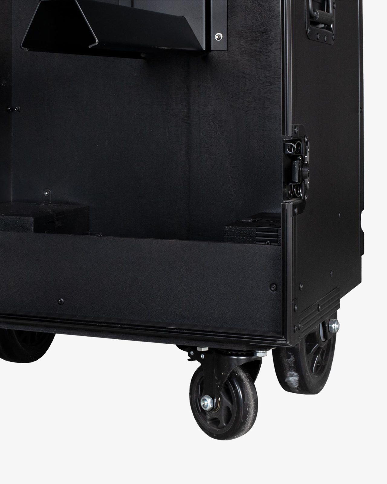 Black hardware saddle cabinet 65x62x138cm
