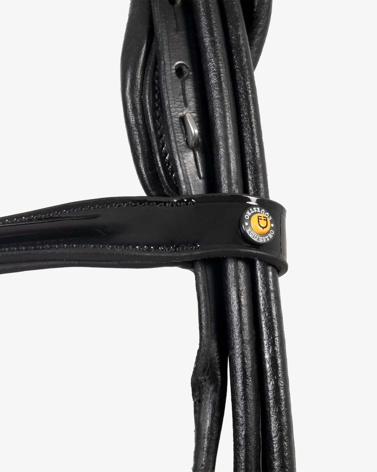 Briglia da dressage in cuoio con sovracapo anatomico