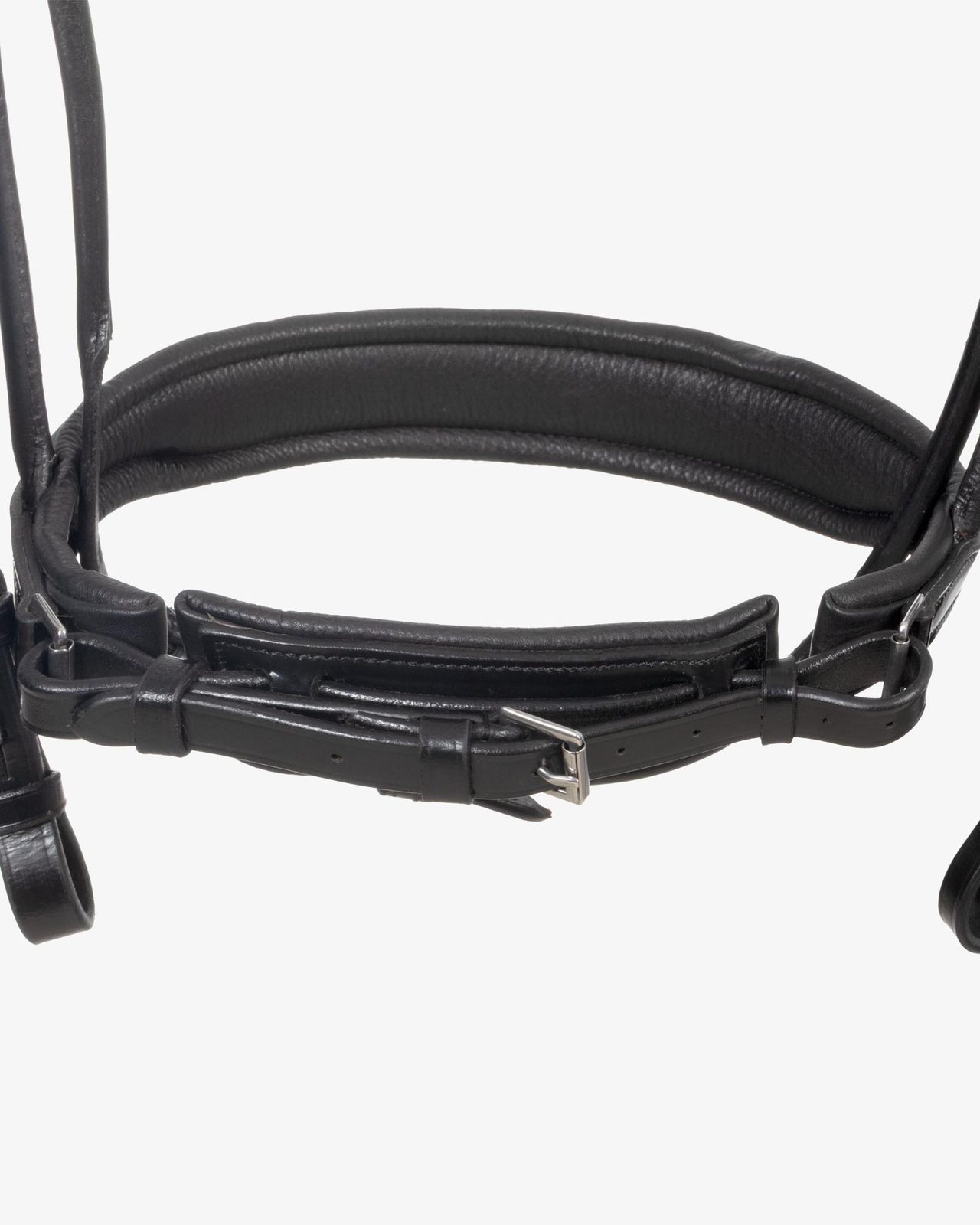 Briglia da dressage in cuoio con sovracapo anatomico