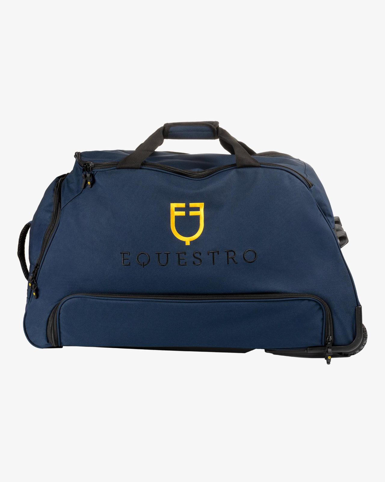 Borsa trolley con logo ricamato