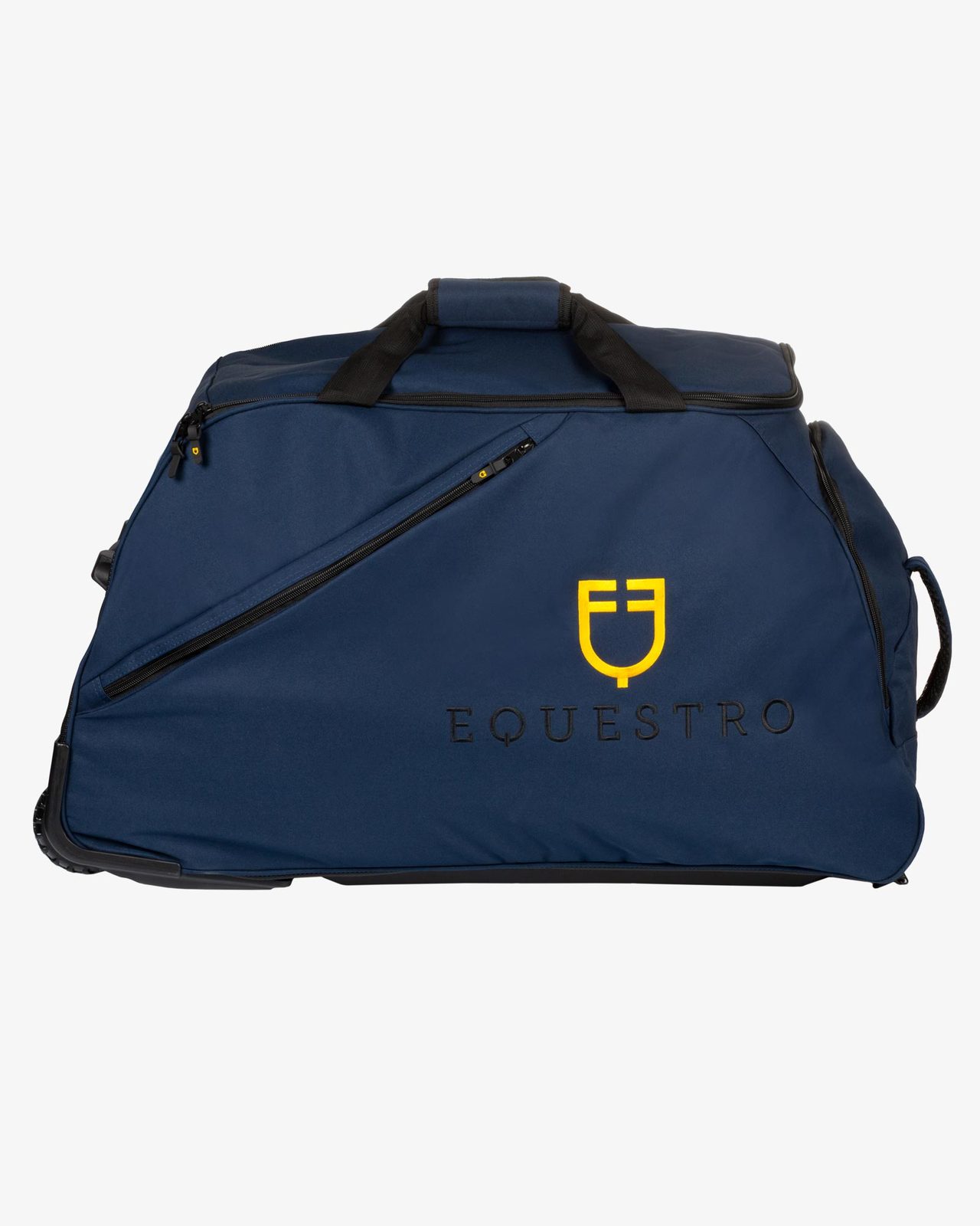 Borsa trolley con logo ricamato