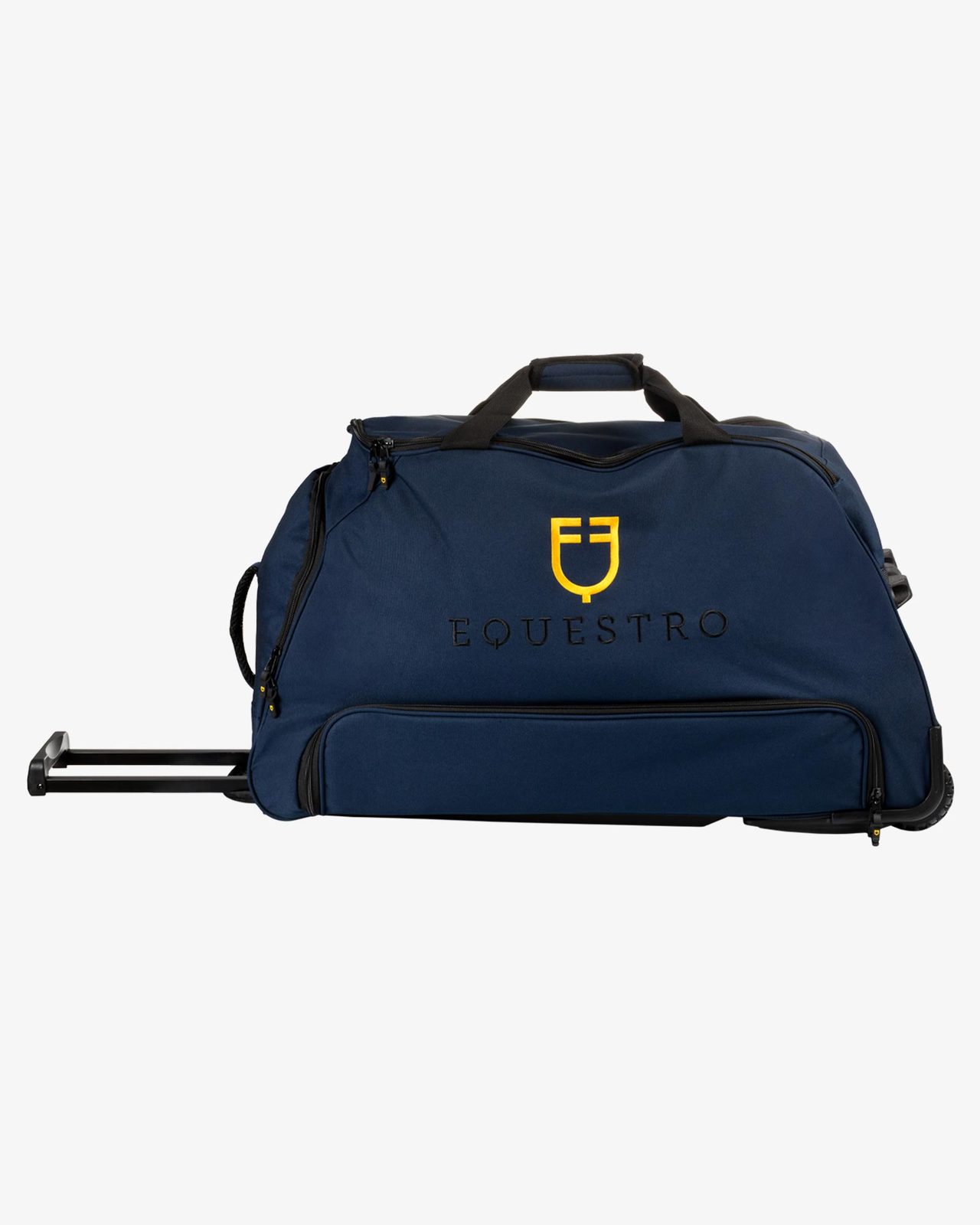 Borsa trolley con logo ricamato