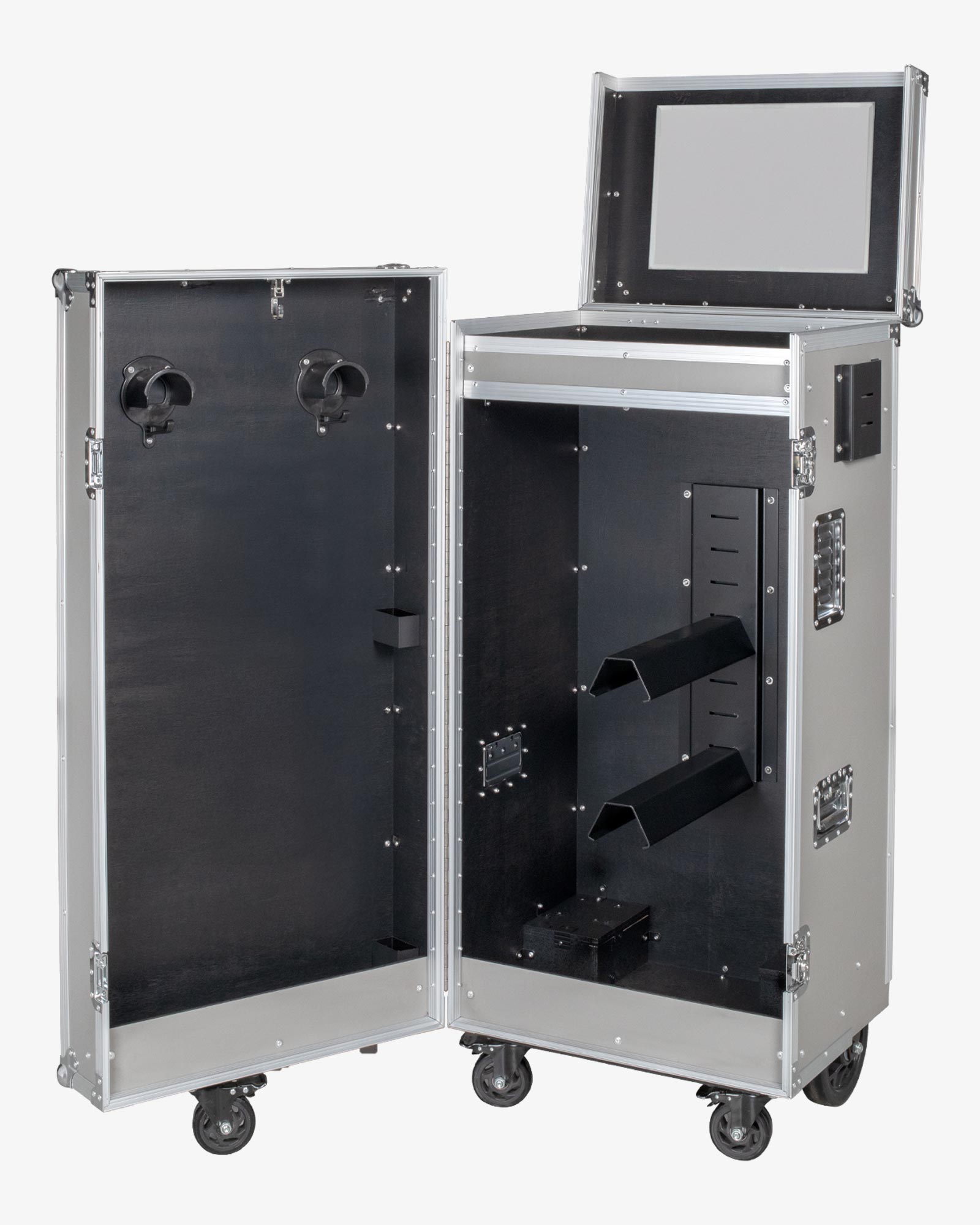 Silver hardware saddle cabinet 65x62x138cm