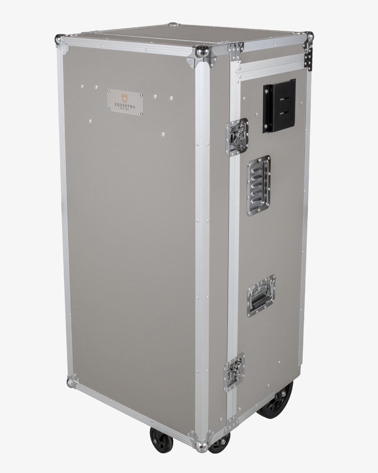Silver hardware saddle cabinet 65x62x138cm