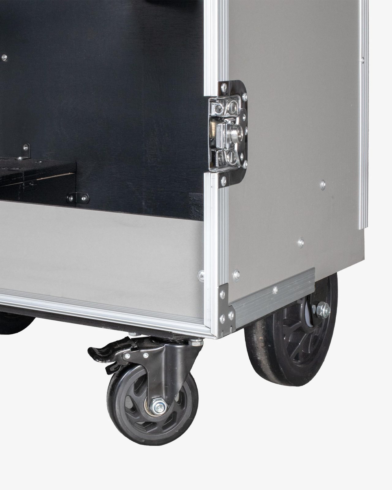 Silver hardware saddle cabinet 65x62x138cm