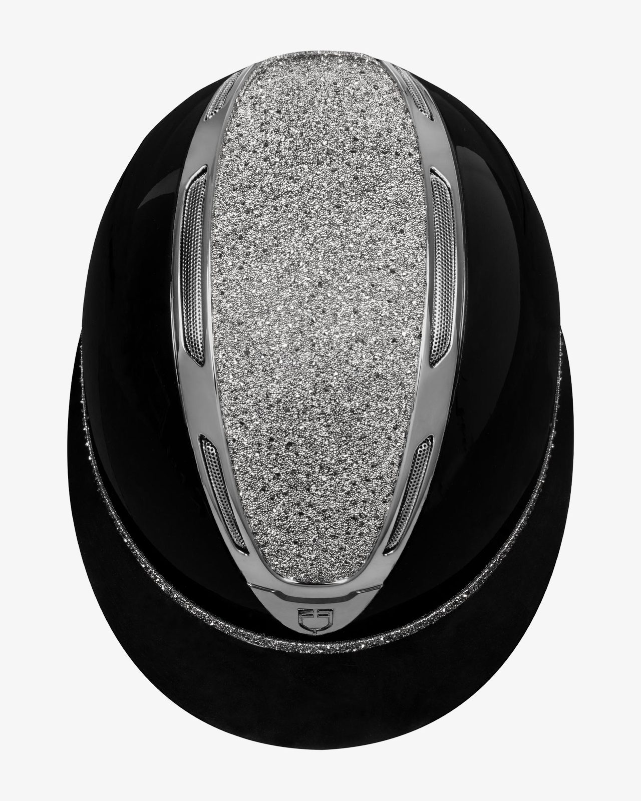 Cap Apocalypse donna calotta lucida e brillantini omologazione EN 1384-2023