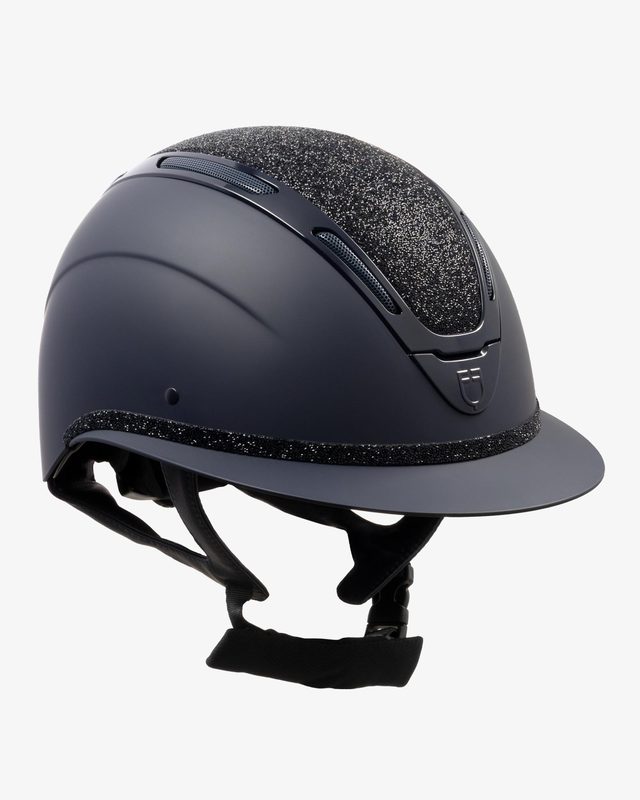 Cap Apocalypse donna calotta opaca e brillantini omologazione EN 1384-2023