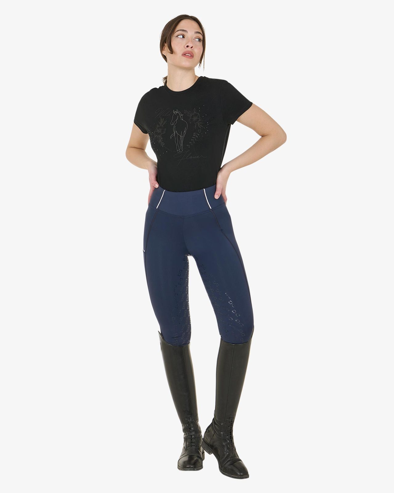 Leggins donna slim fit full grip