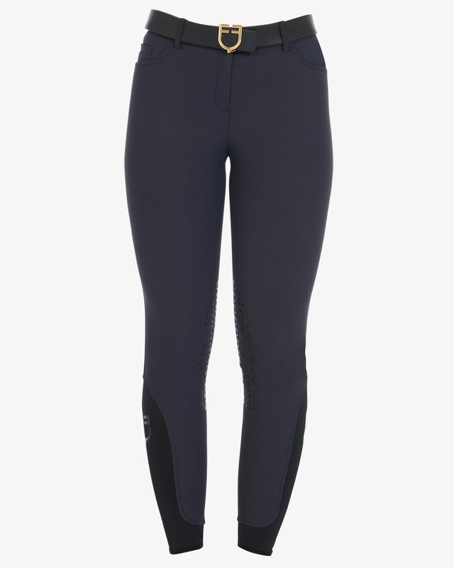 Women's slim fit grip breeches with logo