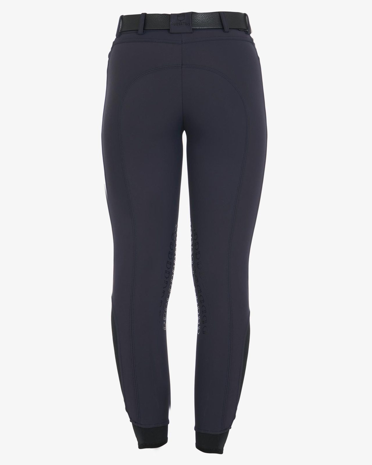 Pantaloni donna slim fit grip con logo Equestro