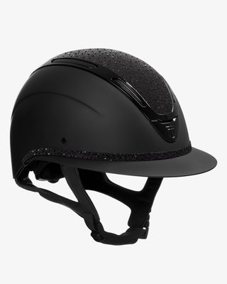 Women's Apocalypse helmet matte shell and rhinestones homologation EN 1384-2023
