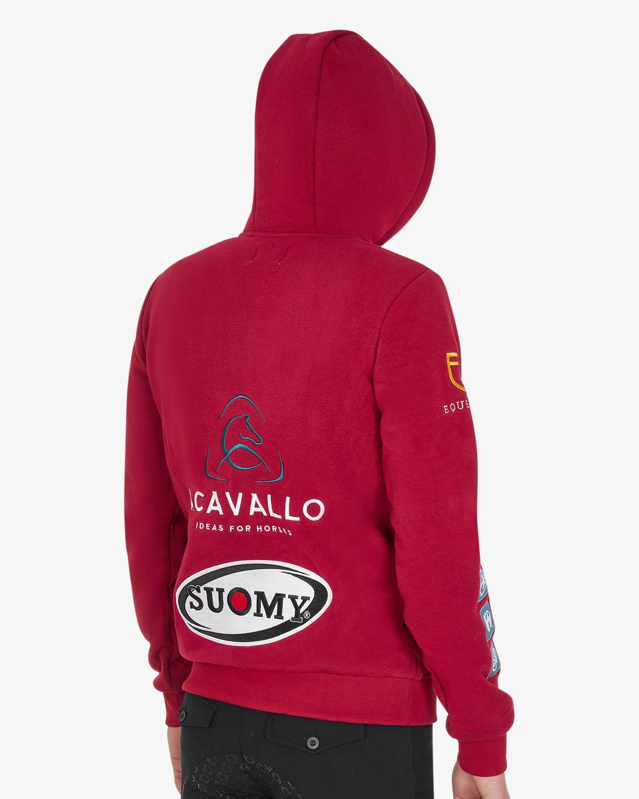 Felpa uomo con cappuccio multilogo
