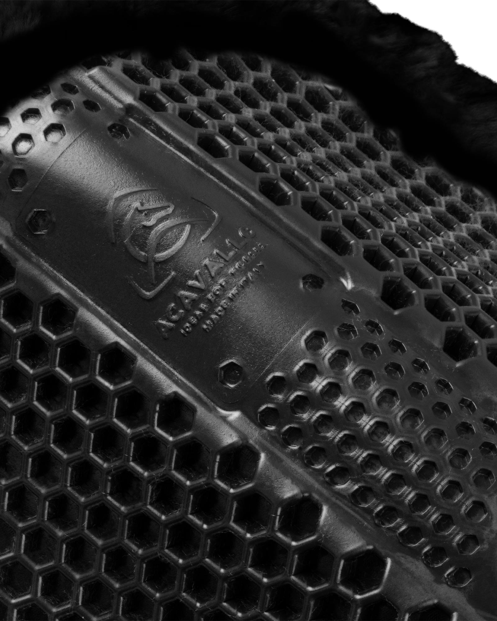 Pad MF-S WFS suede rear sheepskin Hexagonal gel
