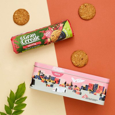 Scatola Biscotti Senza Frontiere alla frutta

