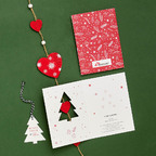 Biglietto di auguri di Natale aziendale - Albero
