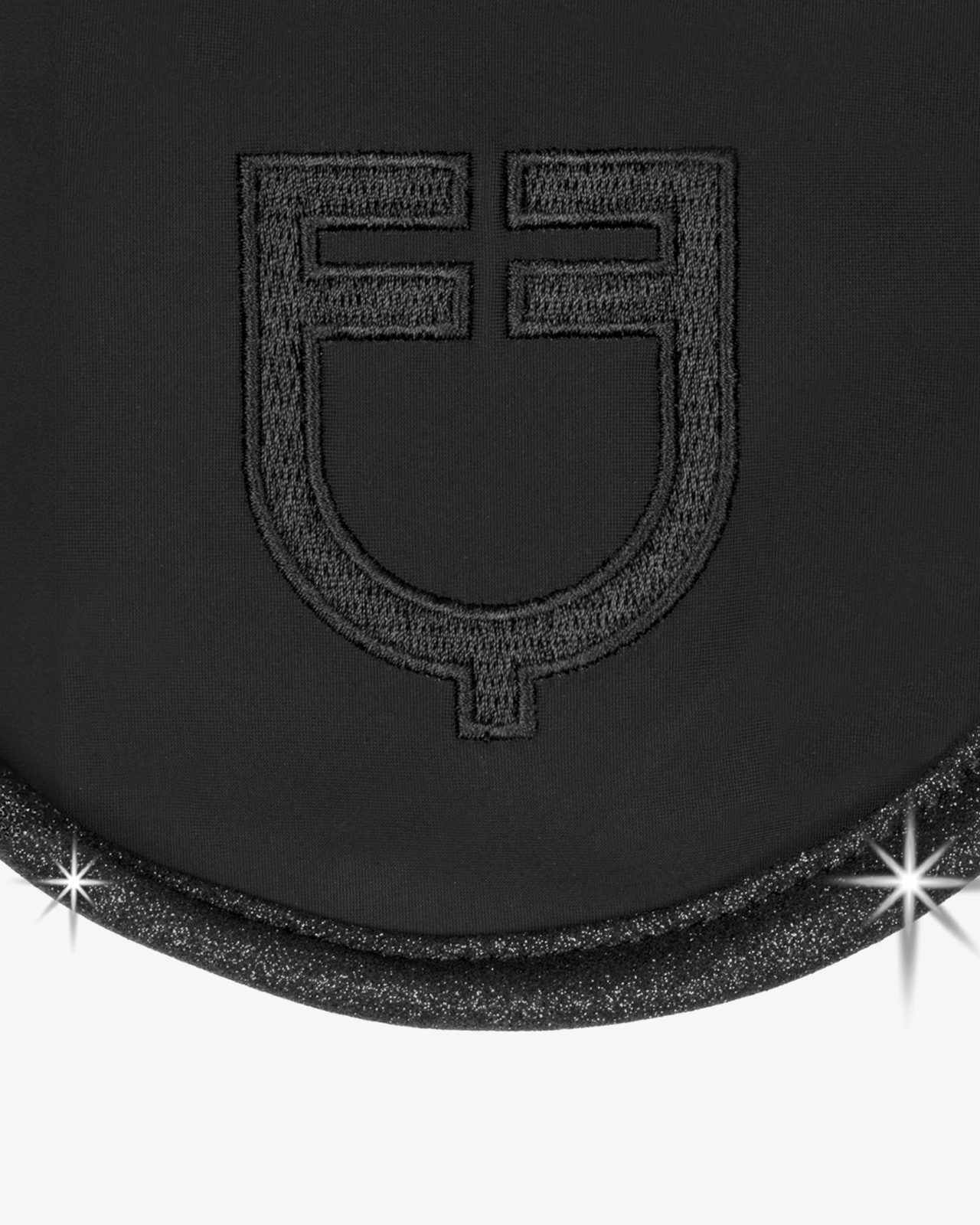 Universe fly veil in technical fabric and sparkling details