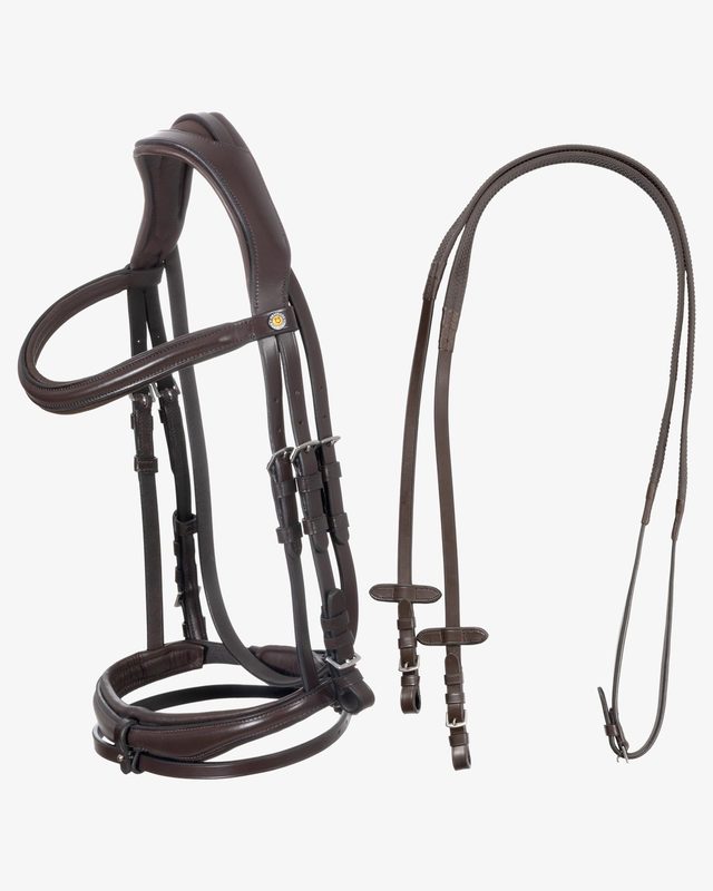 English bridle with anatomical noseband