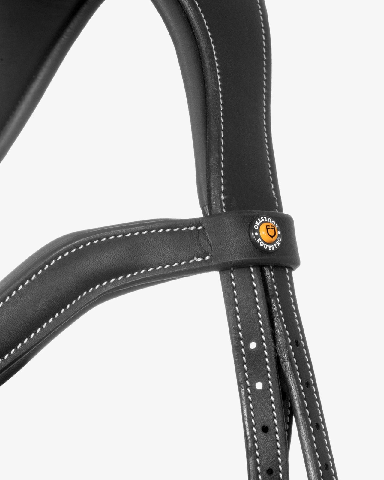 Soft leather stitched bridle