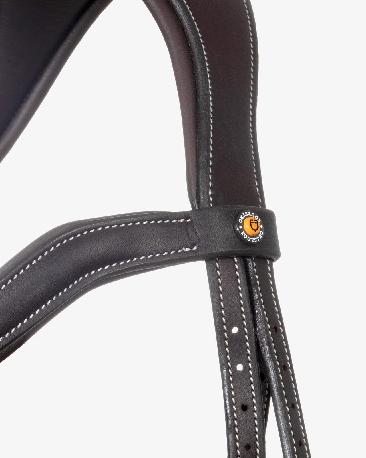 Soft leather stitched bridle