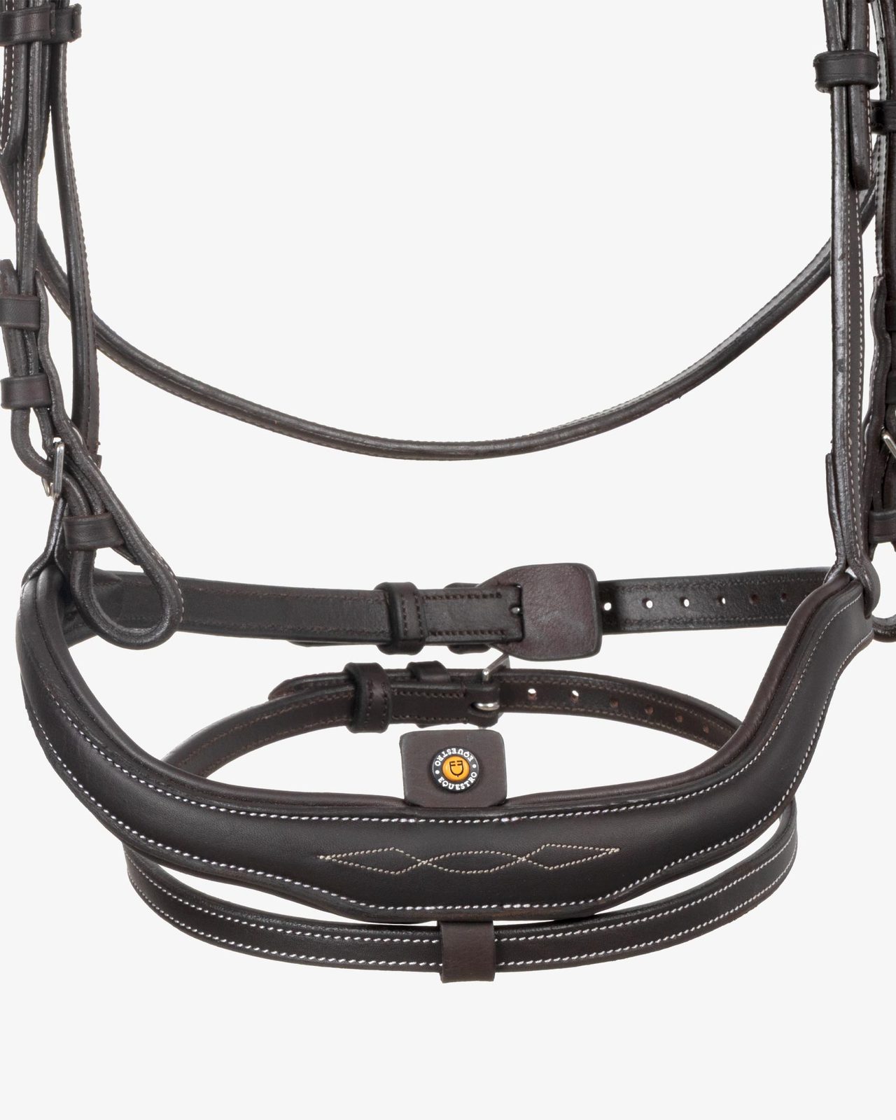 Soft leather stitched bridle