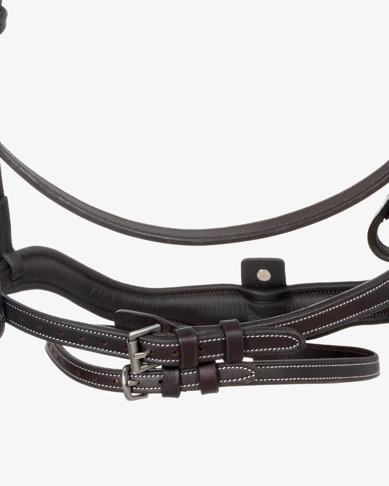 Soft leather stitched bridle