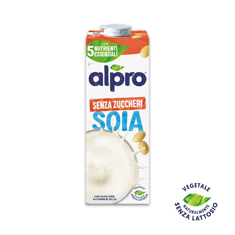 To Drink - ALPRO SENZA ZUCCHERI BEVANDA VEGETALE ALLA SOIA 1L - Confezione 1l, Alpro