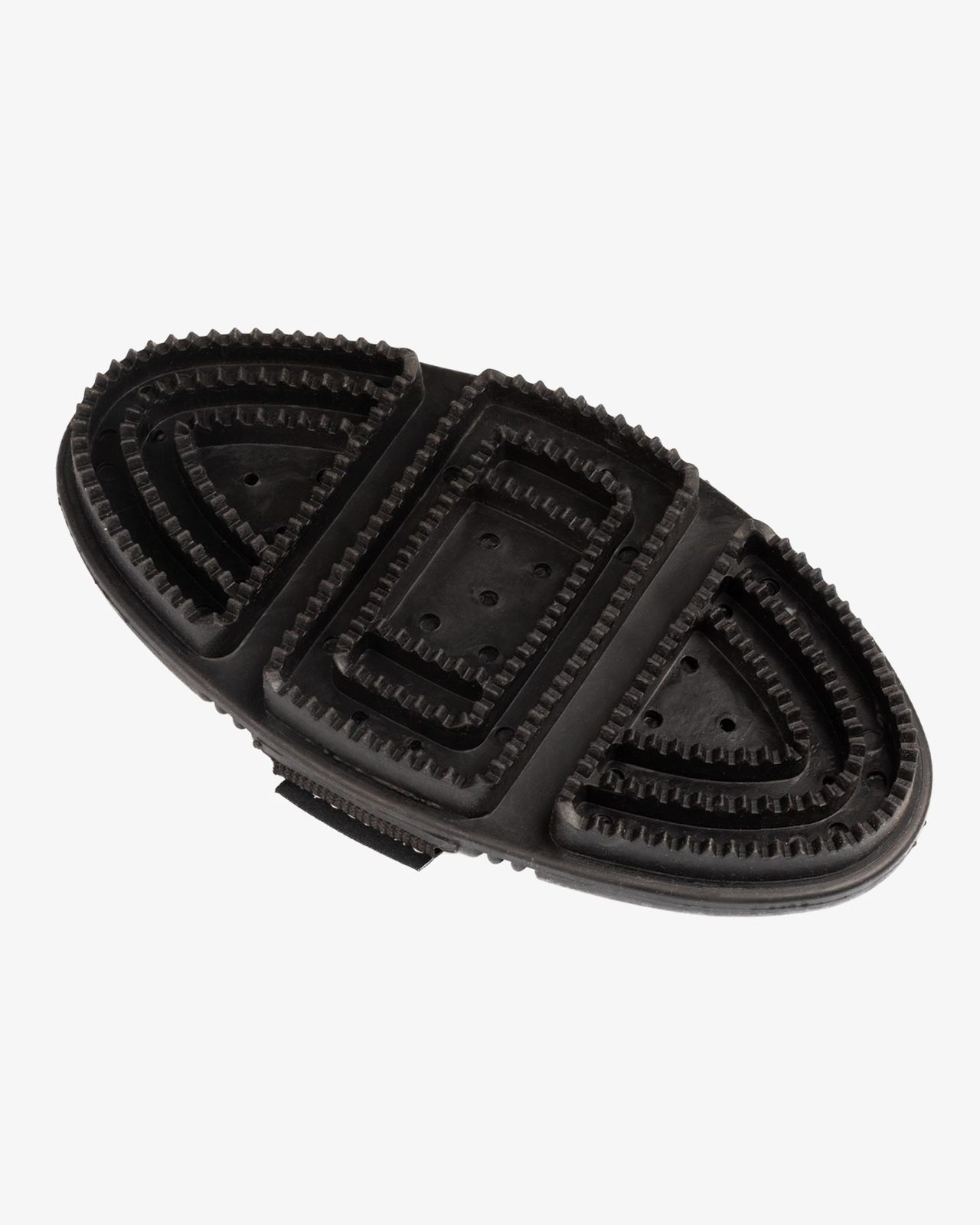 Flexible rubber curry comb