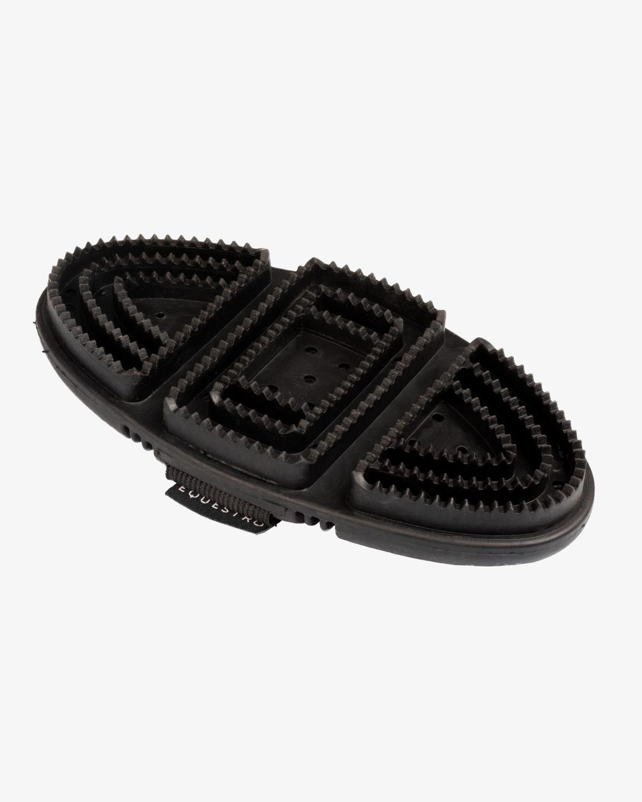 Flexible rubber curry comb