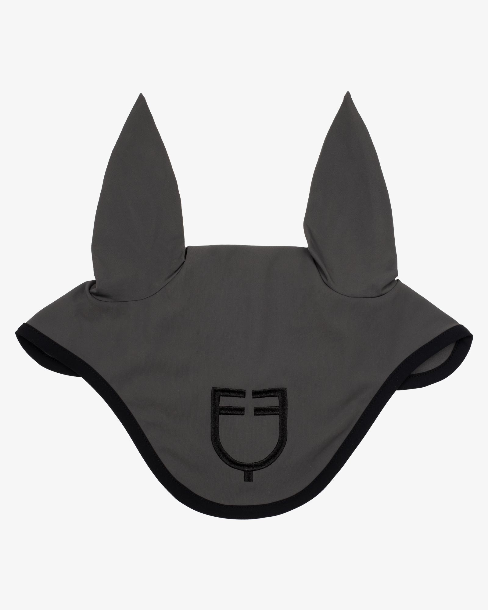 Black line edition fly veil in stretch material