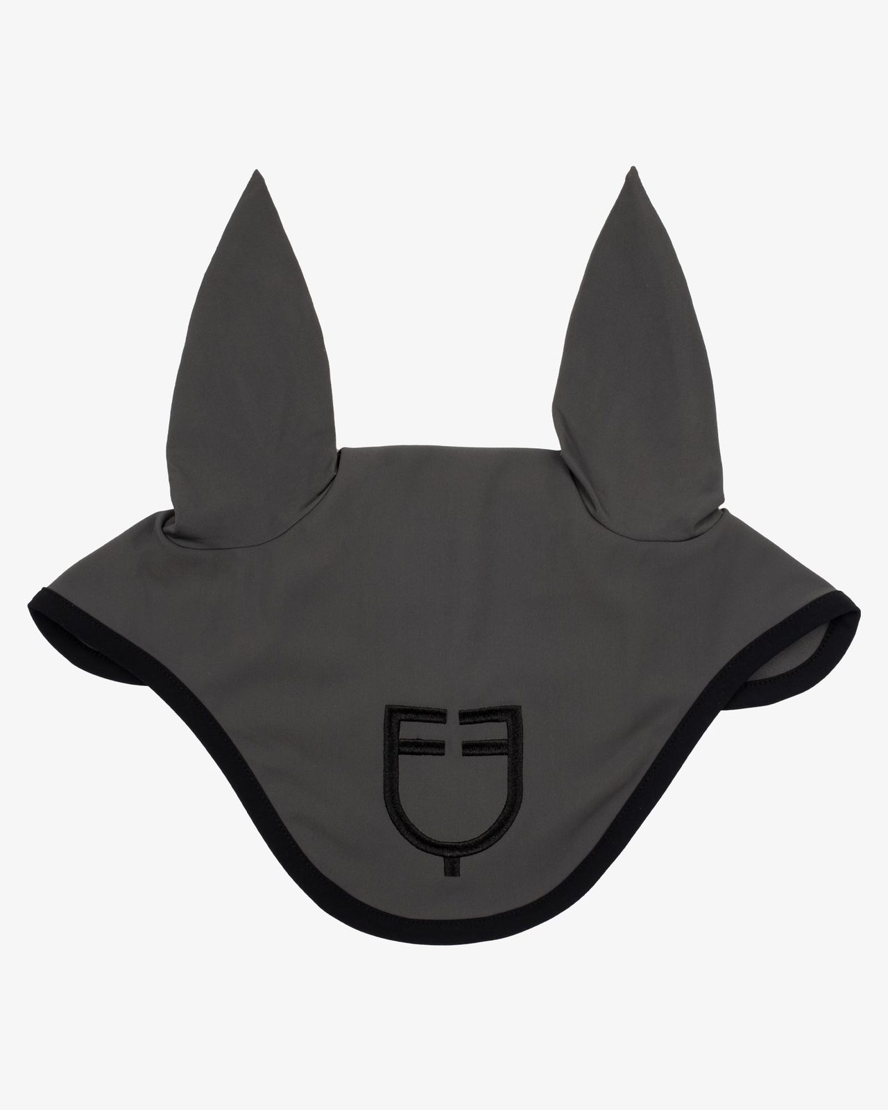 Black line edition fly veil in stretch material