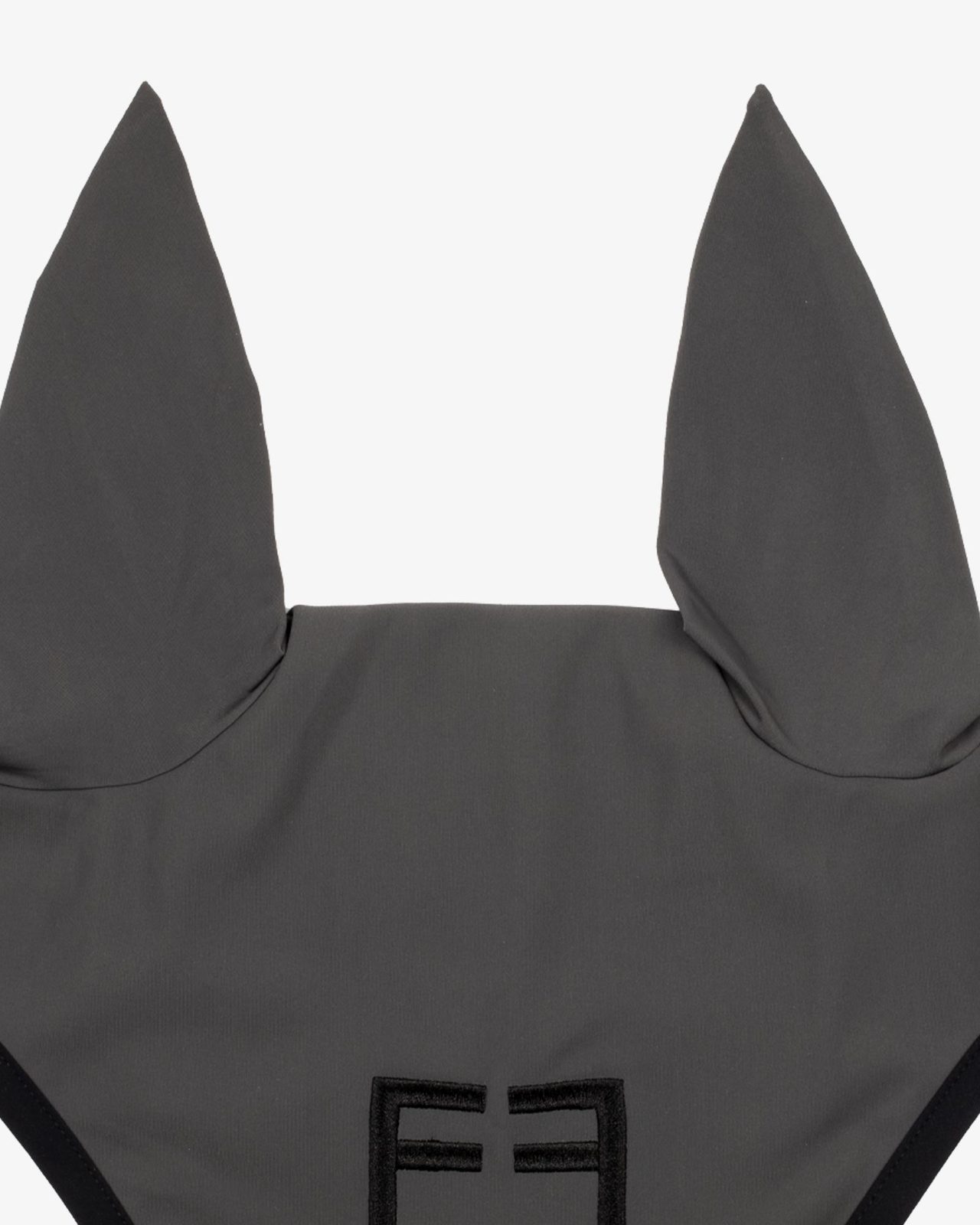 Black line edition fly veil in stretch material