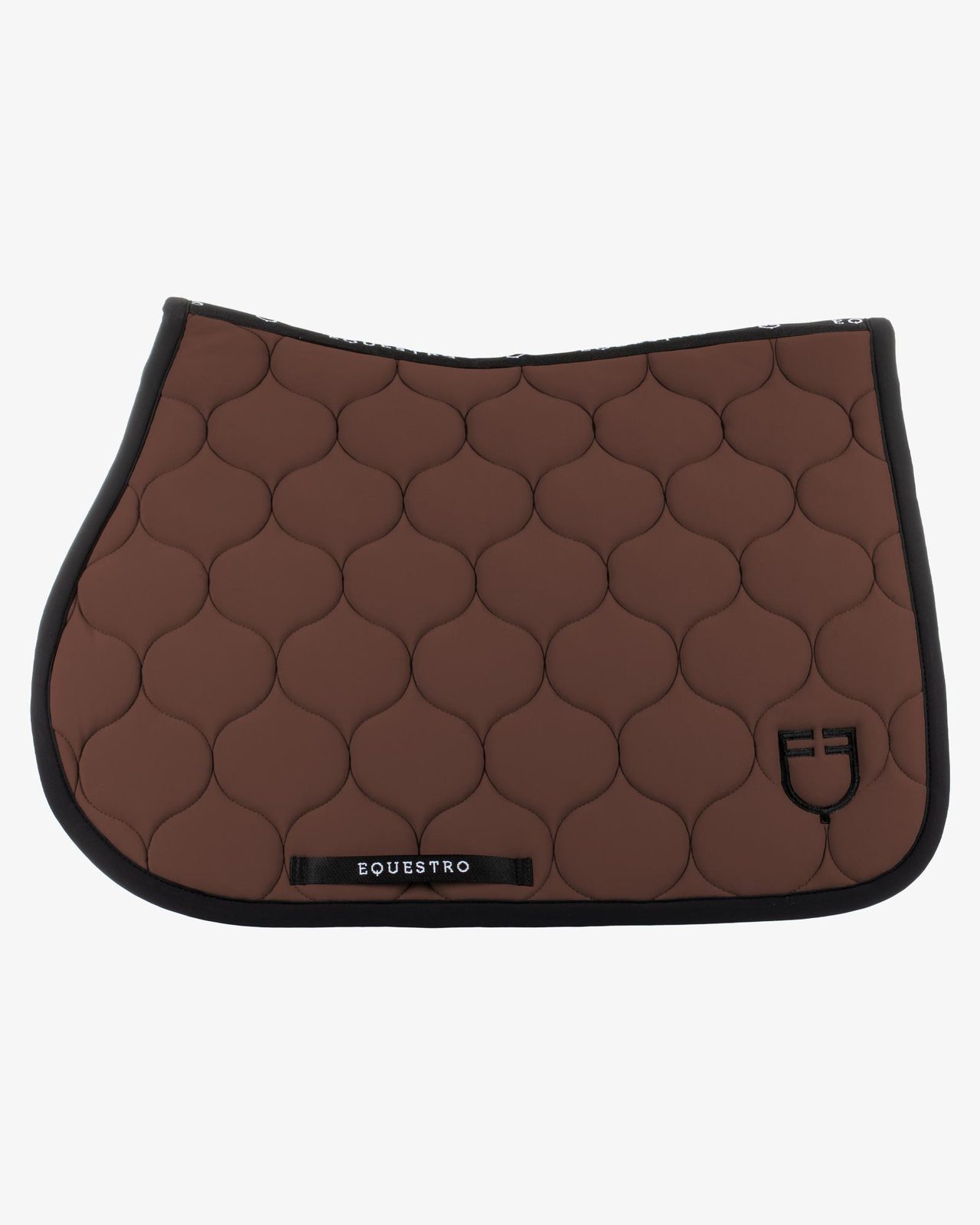 Jumping saddle pad with onion quilting