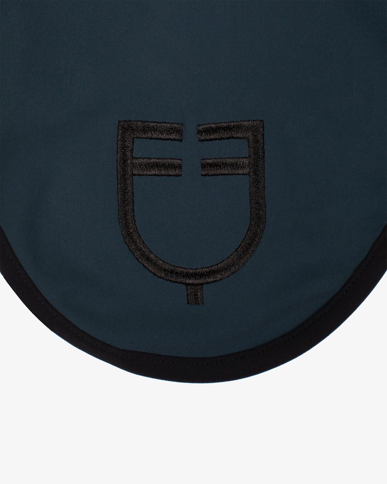 Black line edition fly veil in stretch material