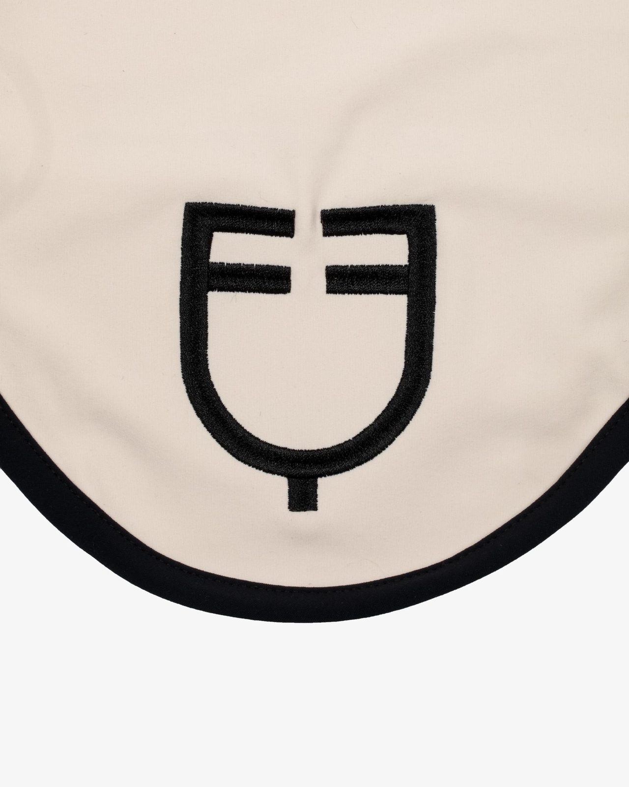 Black line edition fly veil in stretch material