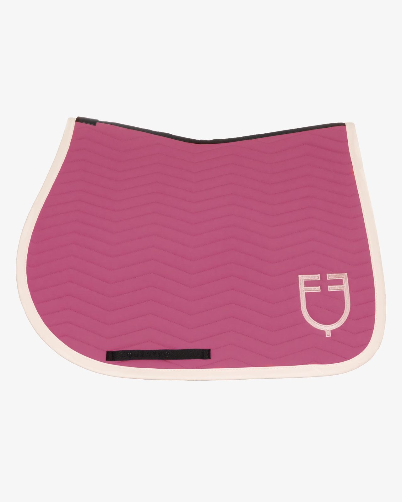 Wave Quilting jumping saddle pad in technical fabric