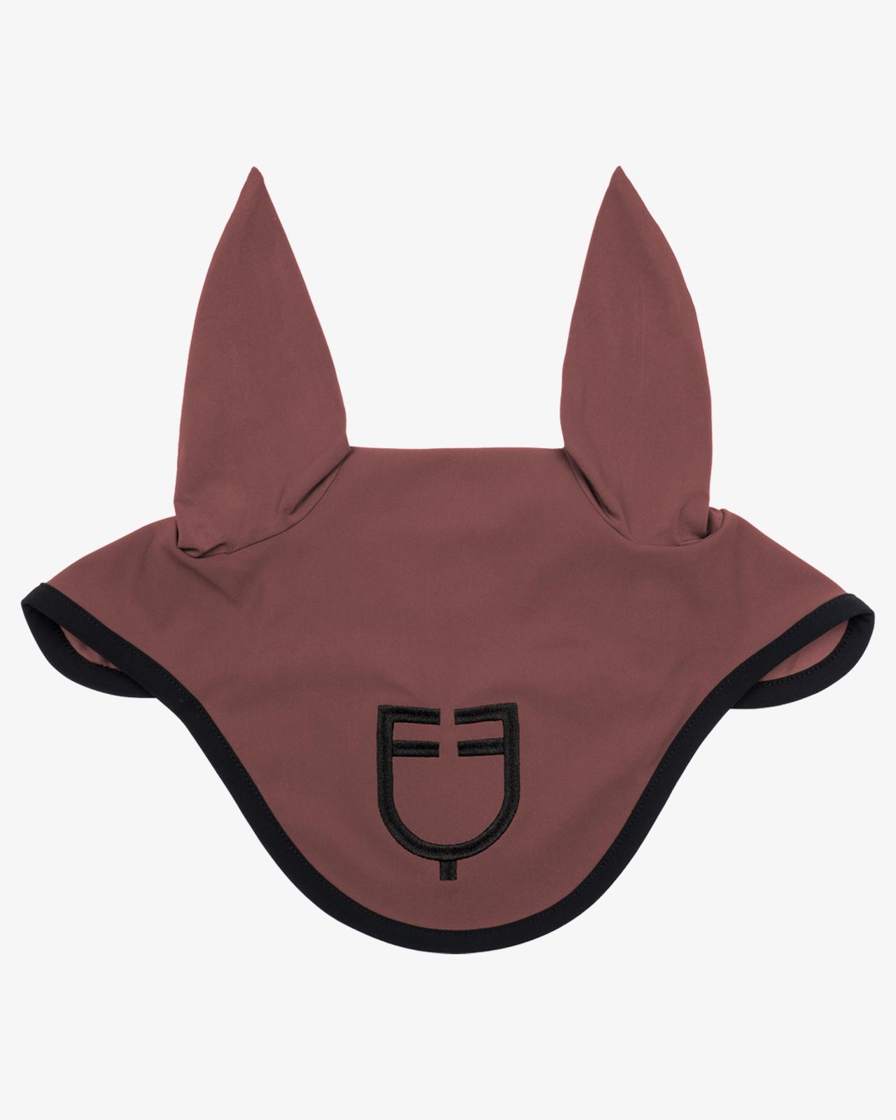 Black line edition fly veil in stretch material