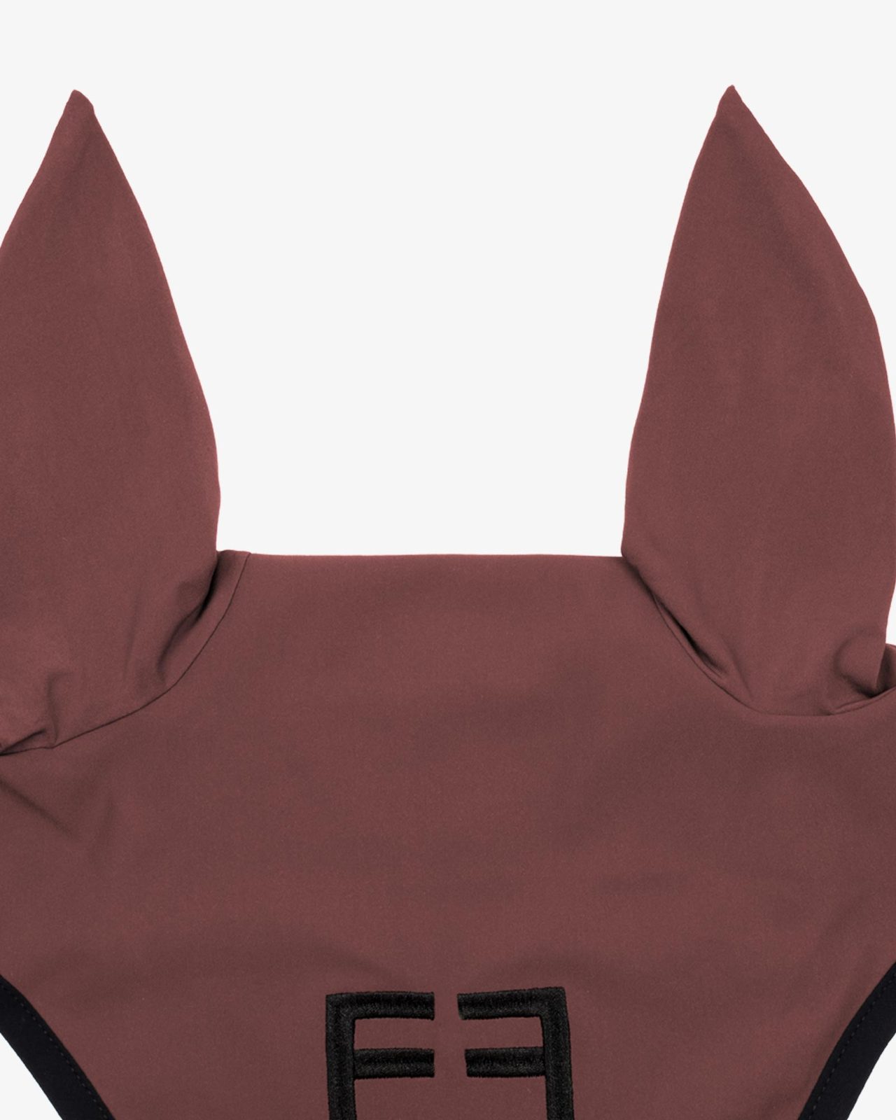 Black line edition fly veil in stretch material