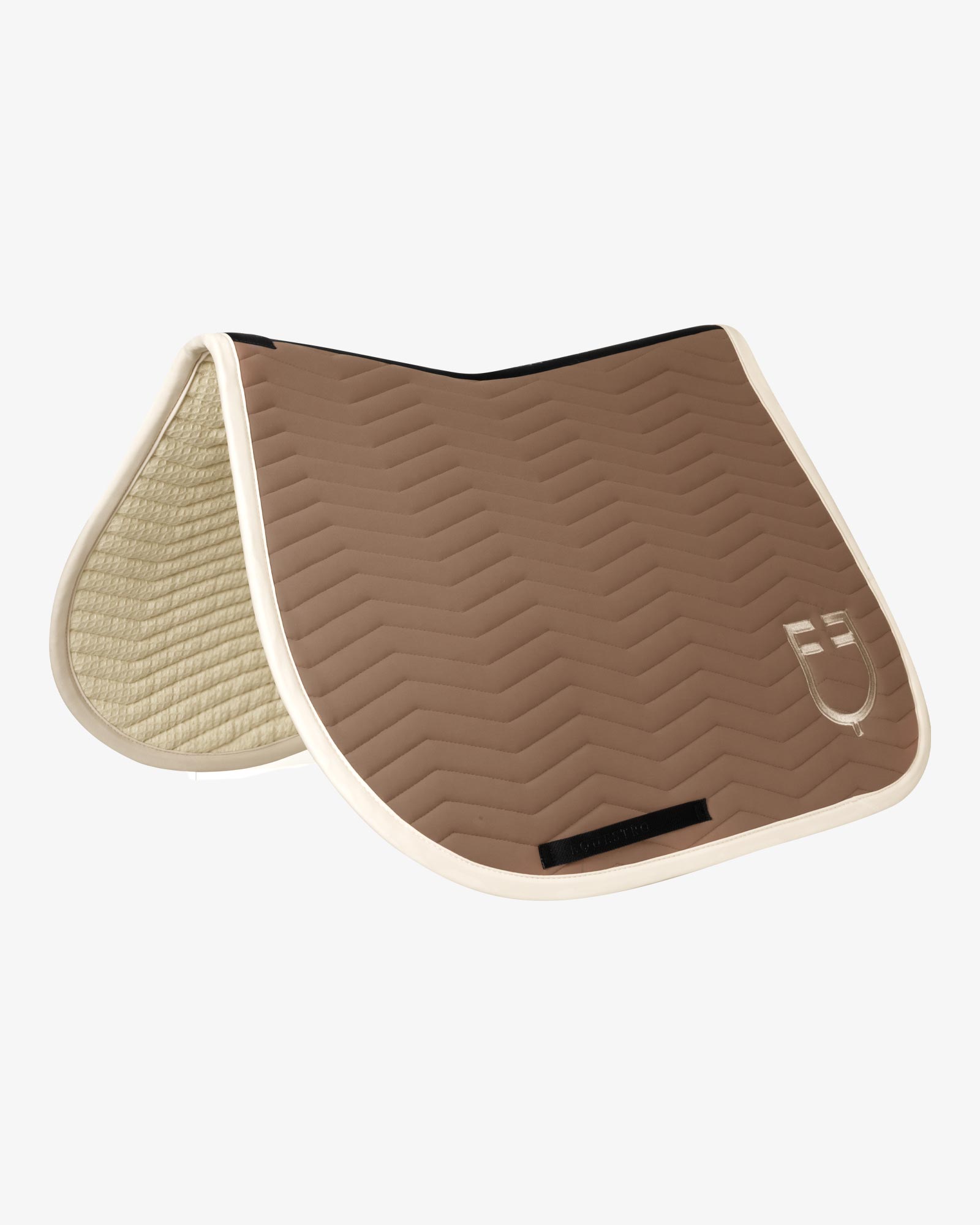 Wave Quilting jumping saddle pad in technical fabric