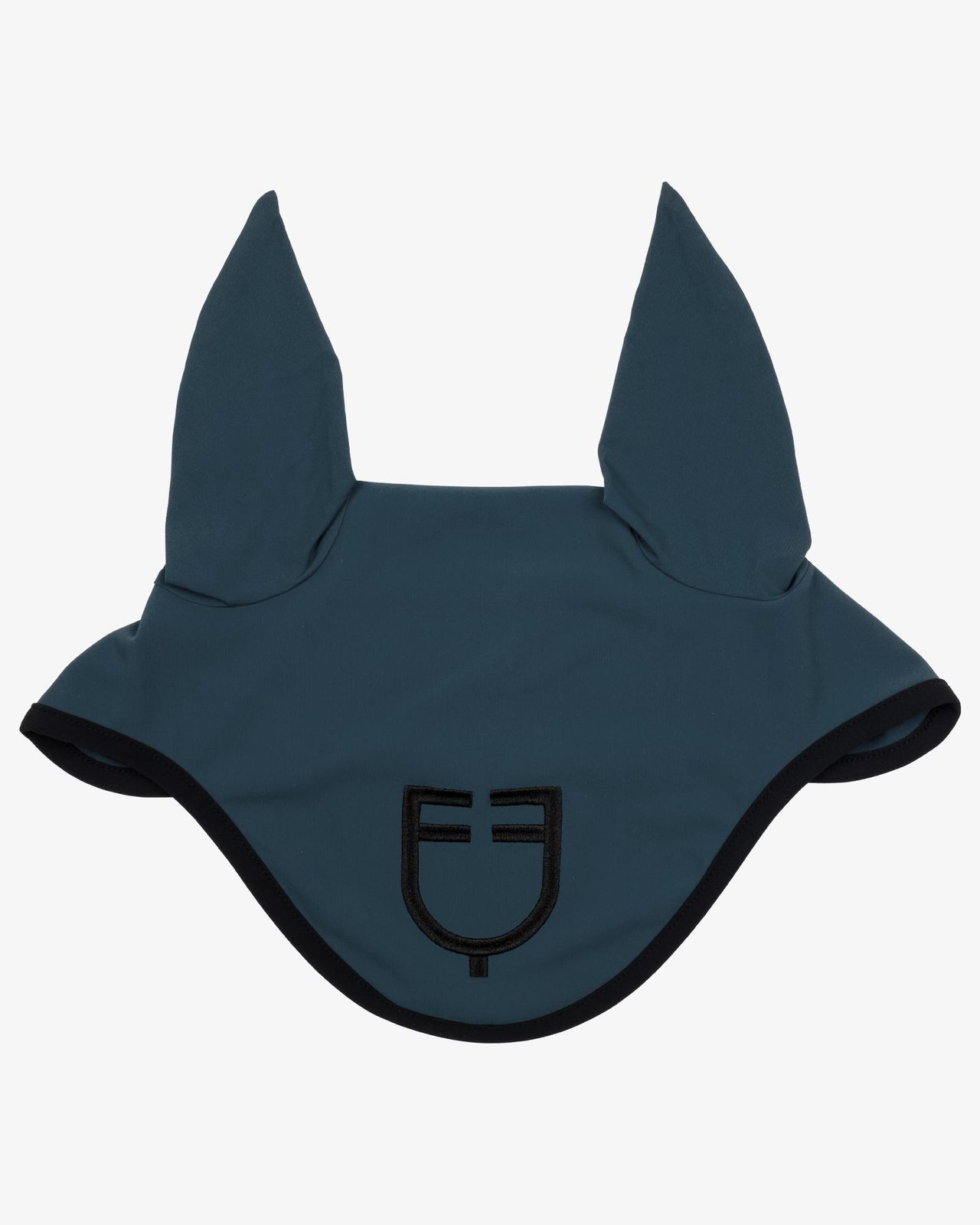 Black line edition fly veil in stretch material
