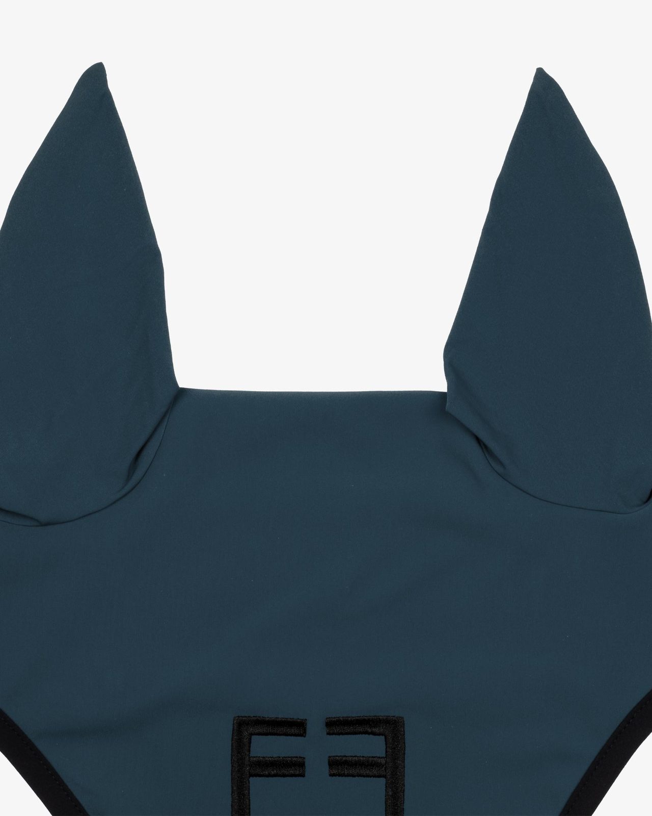 Black line edition fly veil in stretch material