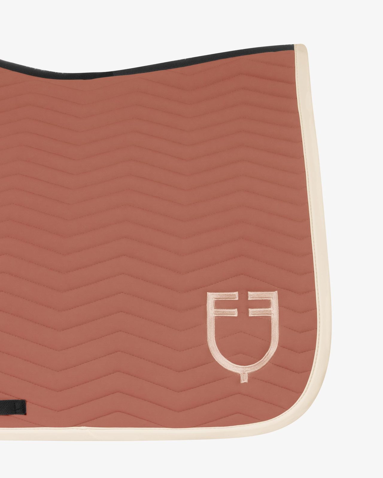 Wave Quilting dressage saddle pad in technical fabric