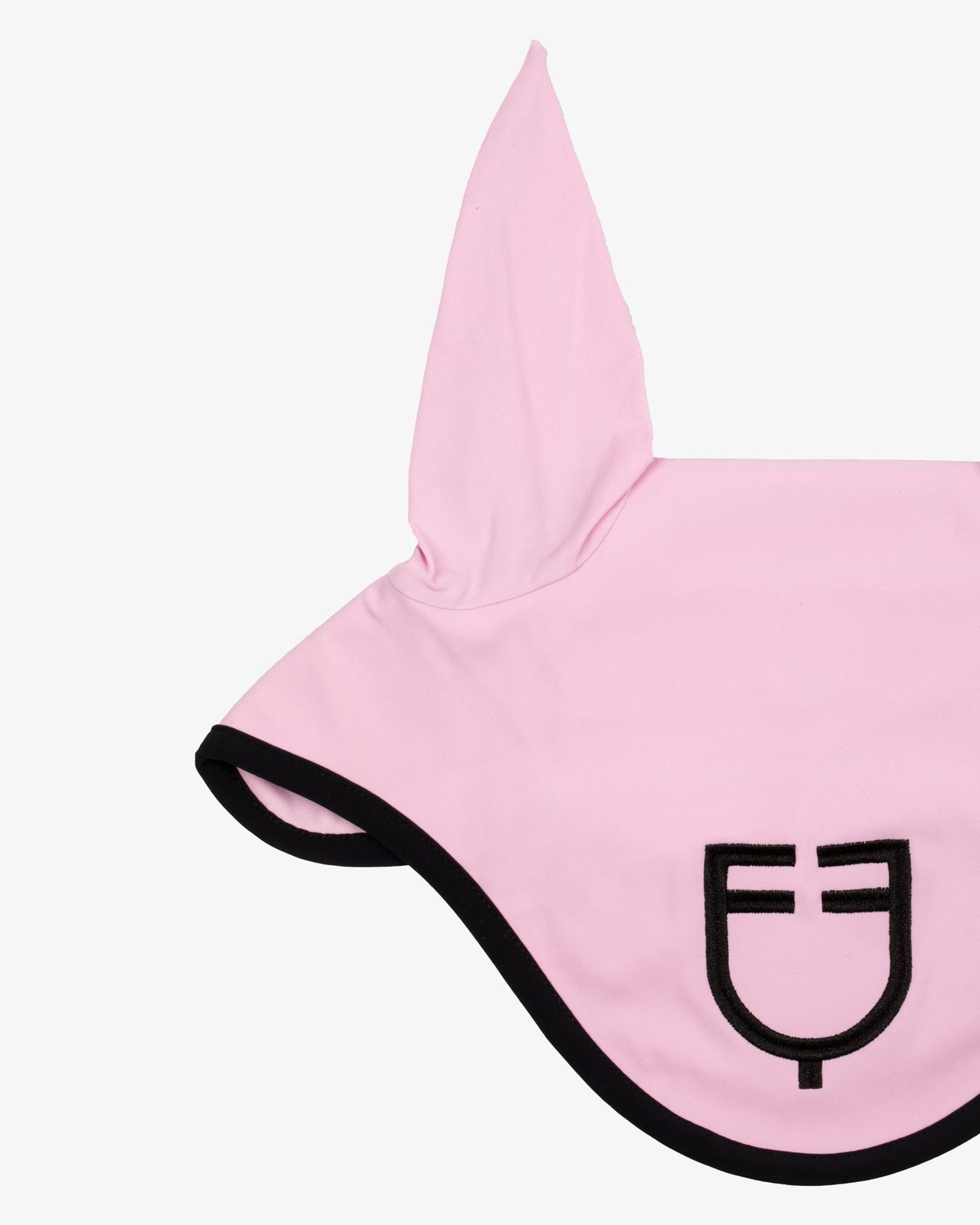 Black line edition fly veil in stretch material